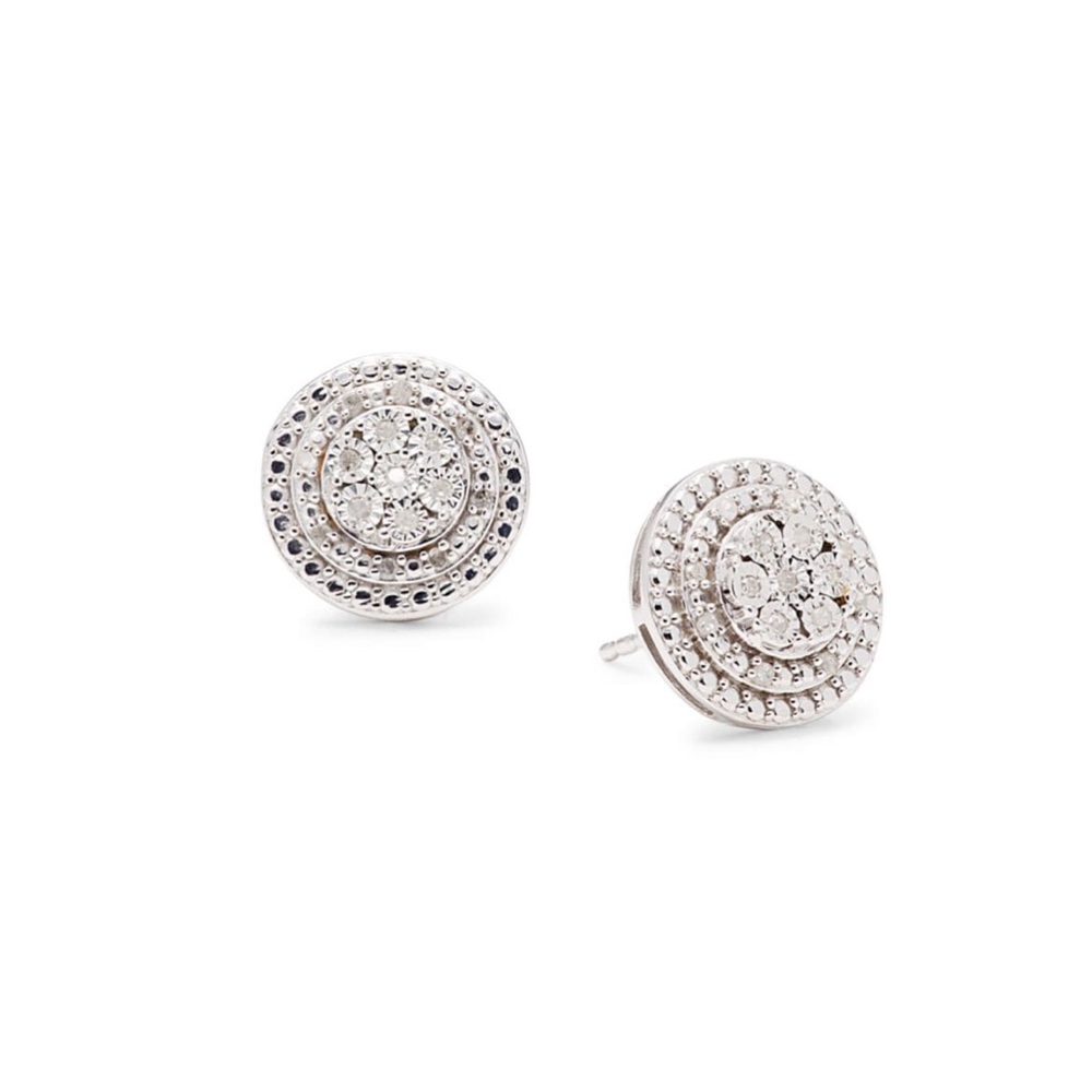 NEW EFFY Diamond Stud Earrings 0.09TCW